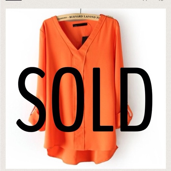 Tops - SOLD🎁Orange you glad it's Spring Tunic!