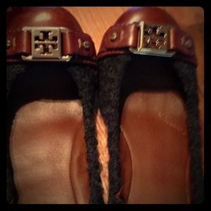 Tory burch ballet flats. Size 5