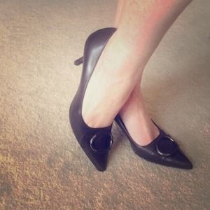 Nine West Chocolate Brown pump