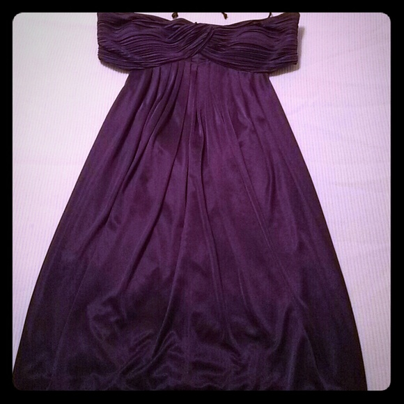 Purple bubble dress