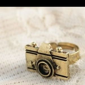 Antique Gold Camera Ring