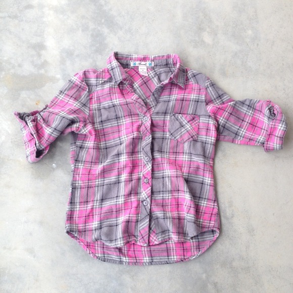 Pink & Gray Flannel