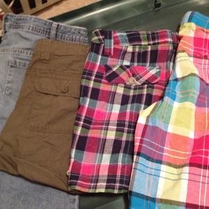 4 pair of shorts