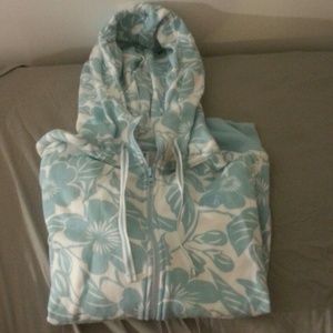 Floral north face sweater