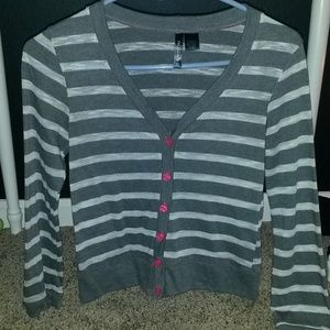 Striped cardigan