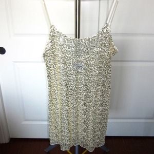 Free People sequined mesh slip