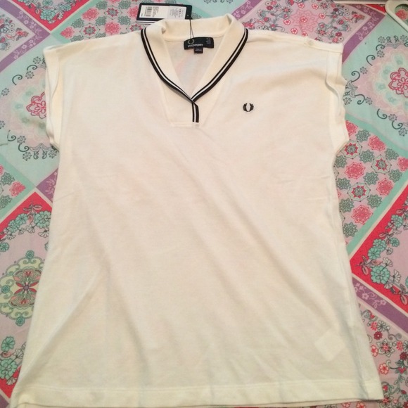 Fred Perry Collared Knit Top