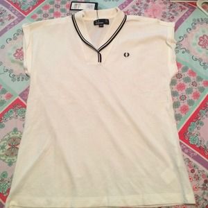 Fred Perry Collared Knit Top