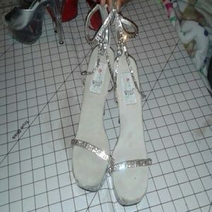 Size 9 Lucite platform heels (stripper shoes)