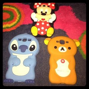 Galaxy S3 Cute Character Phone Case Bundle