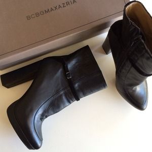 BCBGMaxAzria Shoes - HP x2 • BCBG Tabitha Black Ankle Booties BCBGMaxAzria Shoes - HP x2 • BCBG Tabitha Black Ankle Booties