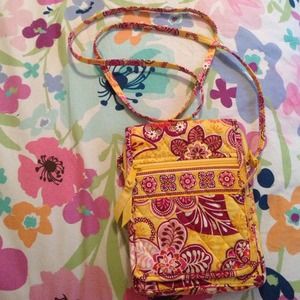 Vera Bradley Bali Gold Mini Hipster