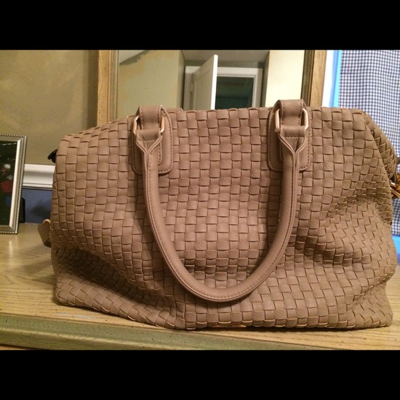 Cornelia Guest tan vegan shoulder bag