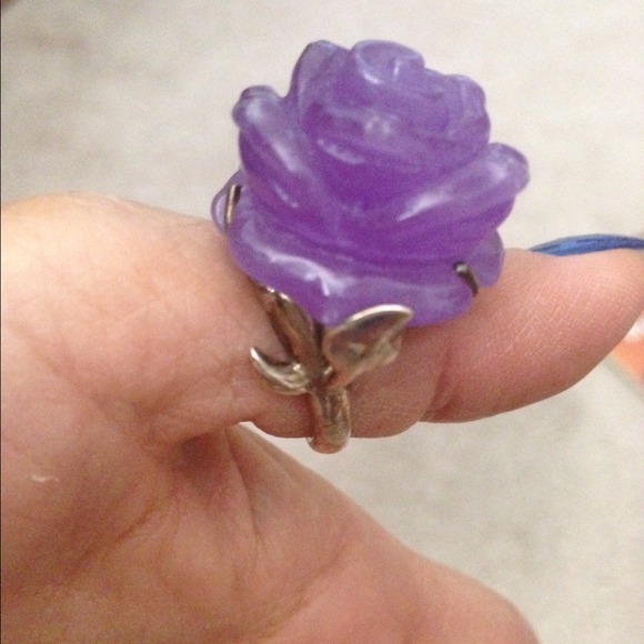 Bold rose stone ring