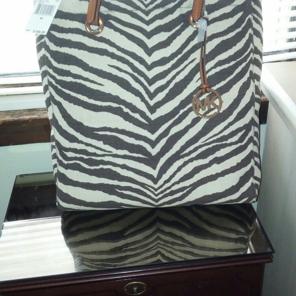 Tiger print Michael kors tote