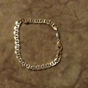 14k white gold bracelet