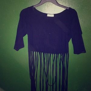 Black crop top