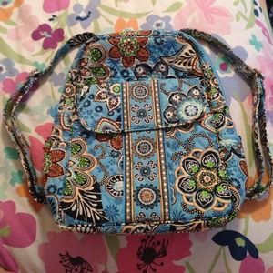 Vera Bradley Bali Blue Mini Backpack