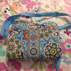 Vera Bradley Bali Blue Mini Laptop Case