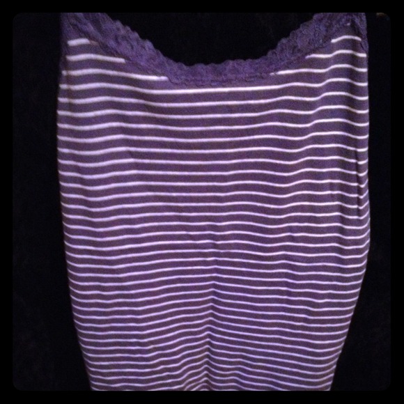 Striped purple tank top!