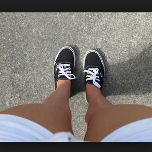 Black & white vans