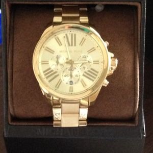 MK Gold on Gold linked Watch