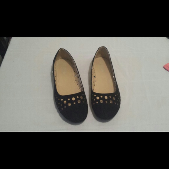 Black suede flats - Picture 3 of 3