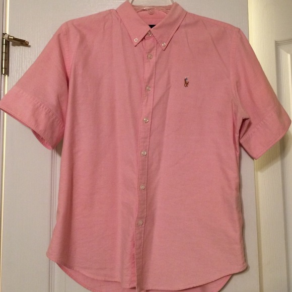 Ralph Lauren Button-down. Quarter inch sleeves - Picture 1 of 4