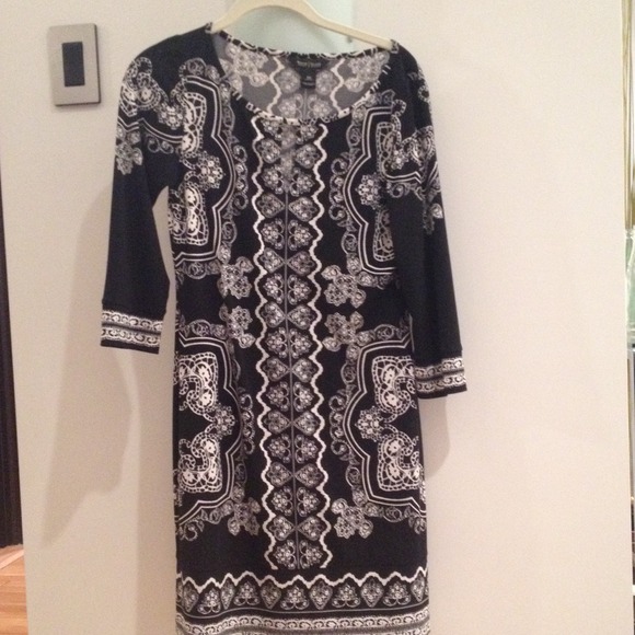 Black and white dress