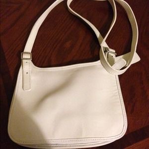 Bundle white & tan coach cross-body bags