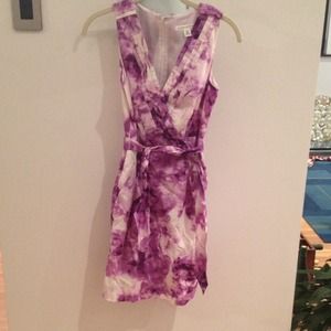 Banana Republic Purple and White dress