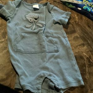 Grey and blue striped Jumper Boys!