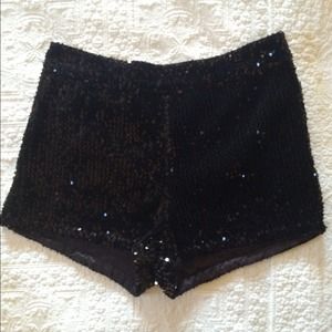 Sequin shorts!