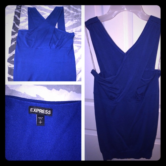 Blue Criss/Cross Halter 💙