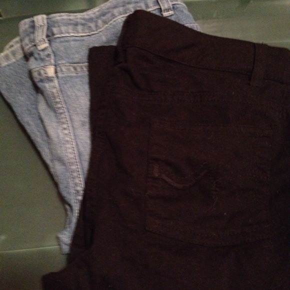Two pair of girls pants