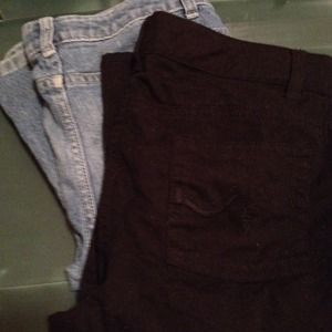 Two pair of girls pants