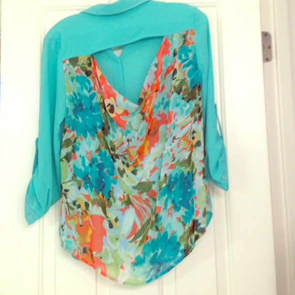 Spring flower blouse