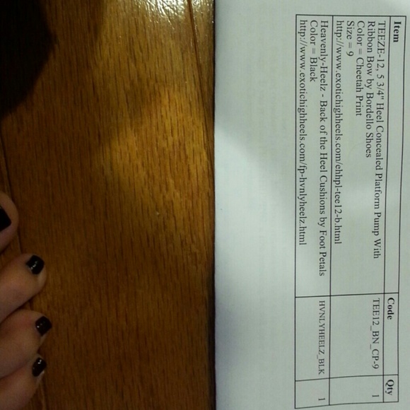 Cheetah high heels - Picture 4 of 4