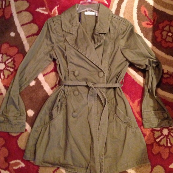 Army Green DKNY JEANS coat