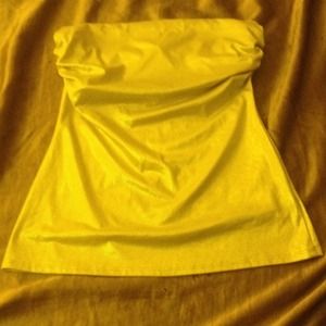 Pretty gold color Charlotte Russe tube top