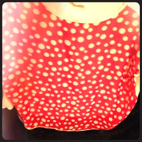 Polka dotted dress shirt!