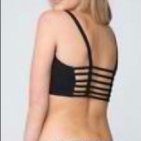 Sunflower bird cage crop top - Picture 3 of 4