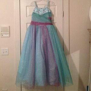 Purple & Blue Formal Dress