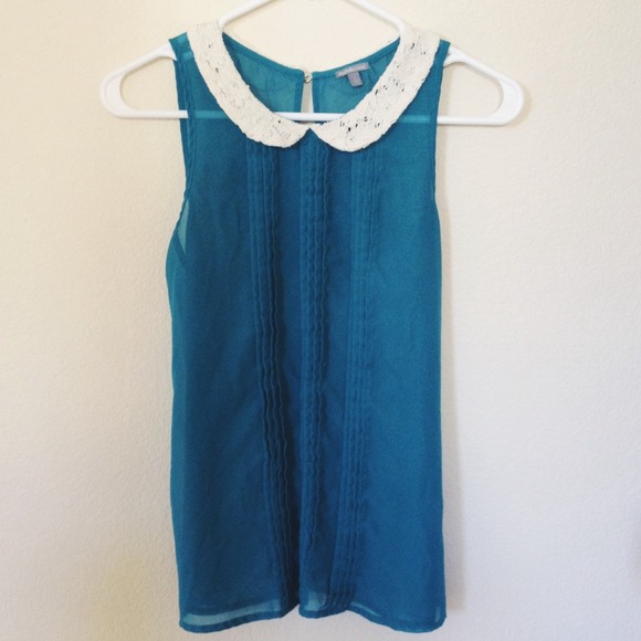 Lace Peter Pan Collared Shirt