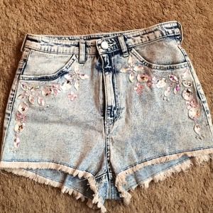 High waisted shorts