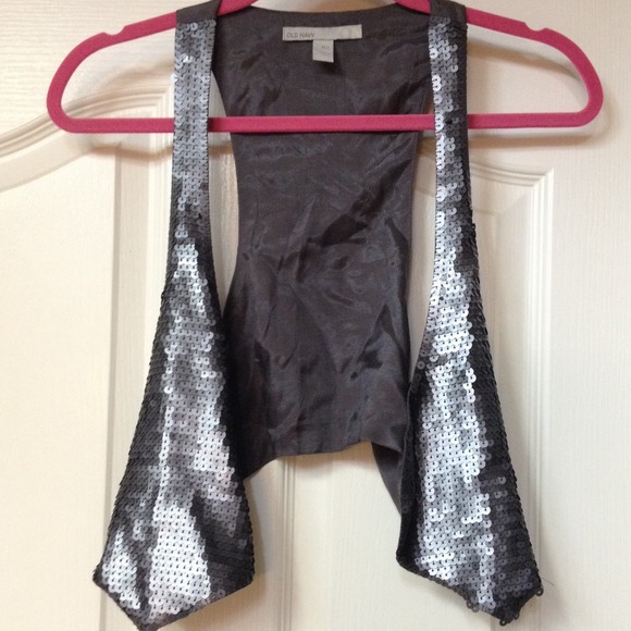 Sequin vest
