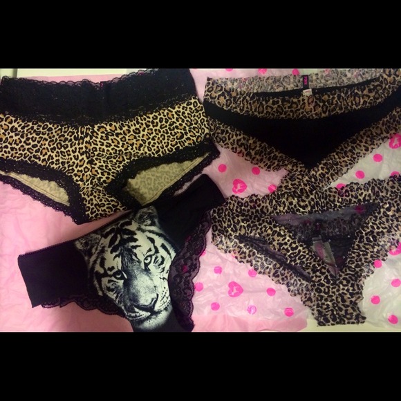 4 Victoria's Secret brand panties.