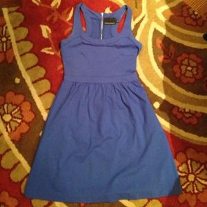 Cynthia Rowley bright blue dress