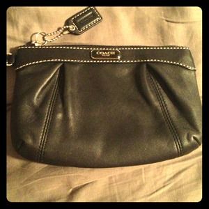 Black Coach Wristlet
