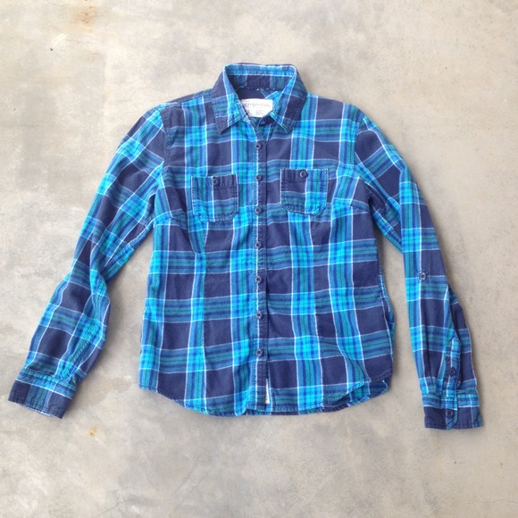 Blue Aeropostale Flannel